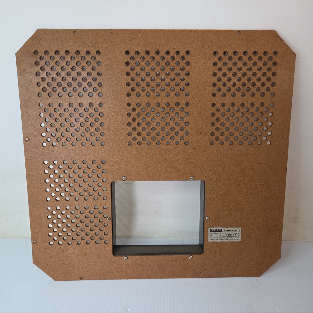 Vintage TEAC A-4010SL Reel to Reel Tape Deck Replacement Back Cover